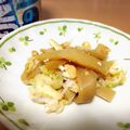 こめ助's cooksnap of when they made 酒のつまみに♡メンマ＆白髪葱＆油揚げ和え.