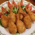 i_yokan's cooksnap of when they made ボリュームup！じゃが海老フライ♪.