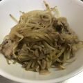 parupisa's cooksnap of when they made 豚こま肉ともやしの炒め物.