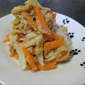miсо＊'s cooksnap of when they made キャベツとツナのごま酢和え.