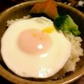 越後のさくらもち's cooksnap of when they made レンジで簡単☆美味しい☆目玉焼き丼♪.