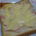 korochiro's cooksnap of when they made ベーコンたまねぎパン？トースト.
