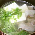 chou*'s cooksnap of when they made 超簡単！豚と水菜と豆腐の鍋.