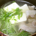 chou*'s cooksnap of when they made 超簡単！豚と水菜と豆腐の鍋.