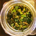 マコピチ's cooksnap of when they made 常備菜！おにぎりの具など！セロリ菜炒め.