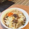 caruga's cooksnap of when they made 生姜たっぷりスジスープ.