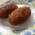 食卓旅行's cooksnap of when they made かぼちゃとほうれん草のコロッケ.