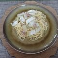 melmarilyn's cooksnap of when they made 白菜とシーチキンのペペロンチーノ.