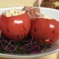 21歳mama☆'s cooksnap of when they made ハロウィンに♪トマトカップのツナサラダ.