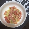 mina0373's cooksnap of when they made スゴだれで和風冷製トマトパスタ.