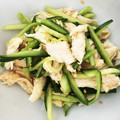まりえcafe's cooksnap of when they made 我が家の♡鶏ささみときゅうりの和え物.