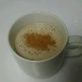 ﾅｶﾞﾚﾎﾞｼ's cooksnap of when they made りんごとバナナのシナモン豆乳スムージー.