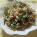 miyuki12's cooksnap of when they made ニラ＆サバ缶で簡単中華風おから♪.
