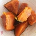 もげうぃる's cooksnap of when they made レンジで簡単 カボチャの煮物.
