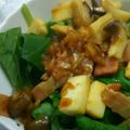 ピニヨ's cooksnap of when they made 小松菜とキノコのホットサラダで温活！.