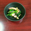kotaro0728's cooksnap of when they made ほうれん草とベーコンの香味炒め.