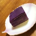 kanaria556's cooksnap of when they made 紫いものスイートポテトミルクレープ.