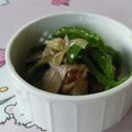 shouko's cooksnap of when they made ピーマンの焼きびたし♪♪新たま和え.