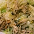 新米ごはん's cooksnap of when they made 鶏肉とキャベツの塩炒め.