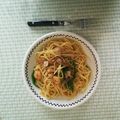カミツレ_'s cooksnap of when they made シーフードとピーマンの塩焼きスパゲティー.