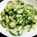 クックPTMSD7☆'s cooksnap of when they made 白菜ときゅうりのサラダ…ごまドレ….