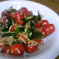 ｹﾛたん's cooksnap of when they made ミニトマトとワカメと切り干し大根のサラダ.