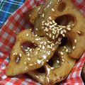 tetsunagi's cooksnap of when they made レンコンと豚肉のこっくり甘辛炒め☻.
