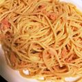 うなちゃん！'s cooksnap of when they made ♡世界一簡単なのに絶品たらこパスタ♡.