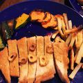 く〜み〜さん's cooksnap of when they made 豚ロース肉のガリバタ醤油プレート♪.