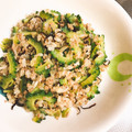 ぱんだ170071's cooksnap of when they made 冷めてもおいしい！ゴーヤと塩こんぶの炒飯.
