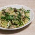 アクセル☆'s cooksnap of when they made ツナ、水菜、しめじのパスタ.
