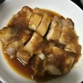 greentea99's cooksnap of when they made パリっチキンステーキ♡オニオンソース添え.