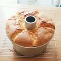 pomsan's cooksnap of when they made 黒ごまとサツマイモの豆乳シフォンケーキ.