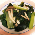 hiraria's cooksnap of when they made 小松菜とワカメの煮びたし.