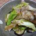 ピンクのたまご's cooksnap of when they made なすとキャベツのしょうが炒め.