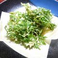 かこ☆かっちゃん's cooksnap of when they made にんじんの葉のかきあげ.