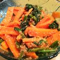 raiko1331's cooksnap of when they made ほうれん草と人参の胡麻和え.
