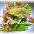 yukiはぴ's cooksnap of when they made ≪お弁当に≫インゲンとカニカマのネギ炒め.