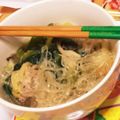ムッチョ（・ム・）'s cooksnap of when they made 夏風邪に！しょうがたっぷり肉団子スープ.