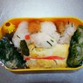 yuaminao's cooksnap of when they made キャラ弁☆屋根の上のスヌーピー.