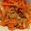 Chehyun's cooksnap of when they made レンジで簡単にんじんと玉ねぎのおかか和え.