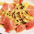 mocci0908's cooksnap of when they made ほうれん草と生ハムのチーズクリームパスタ.