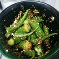 クックOCUD1Q☆'s cooksnap of when they made オクラの胡麻和え.