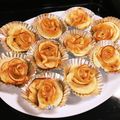 ちょこぷり's cooksnap of when they made 簡単！可愛い♡薔薇林檎のアップルパイ.