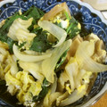 低カロ探検隊's cooksnap of when they made 白菜と車ふの卵とじ.