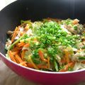 あきとママ's cooksnap of when they made 柵サーモンで♪香味ちゃんちゃん焼き.