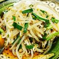 あおりん1224's cooksnap of when they made 簡単！5分でできるもやしとニラのナムル.