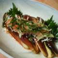 ローダン's cooksnap of when they made なすの煮浸し〜大葉、みょうが、生姜のせ.