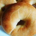 BLACKにゃんこ's cooksnap of when they made 米粉パワー全開のもちもちベーグルパン✿.