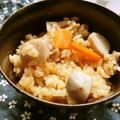 merciroll's cooksnap of when they made 炊飯器で簡単！里芋ご飯(*^O^*).